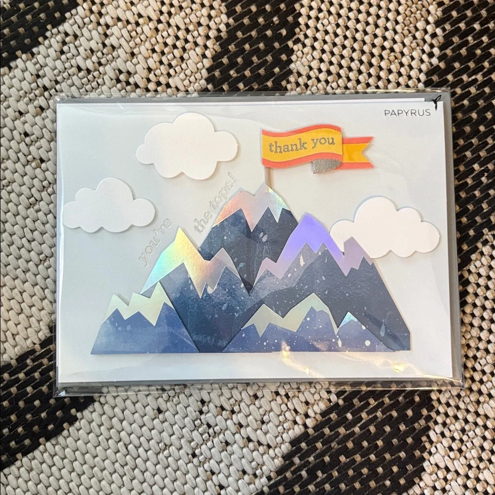 🆕Papyrus “You’re The Tops” Thank You Greeting Card